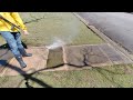 DIRTY Path Cleaned for FREE After 67 Years - Nasty Powerwashing for Elderly Man in Need