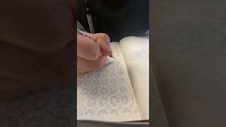 Flower pattern pencil time lapse