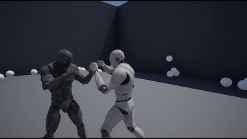 AI Early Fight Test With Physical Animation Component