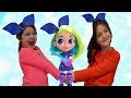 Masal and Öykü pretend play Hairdorables Surprise Dolls Blind Bags! Fun Kids Video