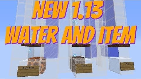 Water & Item mechanics! [How to use]