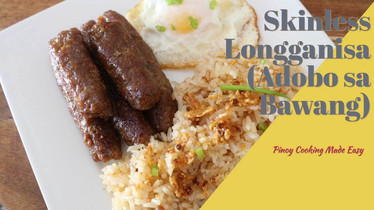 Skinless Longganisa (Adobo sa Bawang) Vid.32 YouTube
