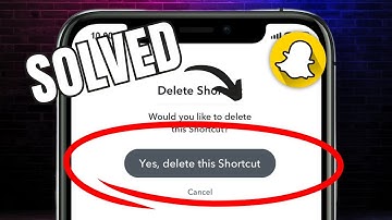 HOW TO DELETE ANY SHORTCUT ON SNAPCHAT