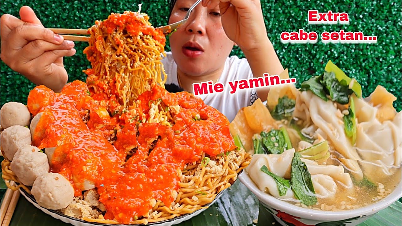PERTAMA NYOBAIN MIE YAMIN EXSTRA CABE SETAN 🔥🥵🤤