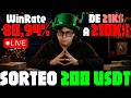 🔴 [SORTEO 200USDT] RETO 21K$ a 210K$ (81% WR) | Trading de BITCOIN en VIVO