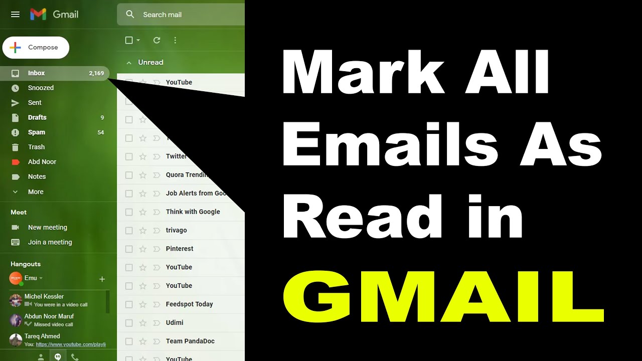 How To Mark All Unread Emails In Gmail Set All Unread Emails As Read