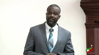 Hon  Konris Maynard being named & suspended from  the sitting of National Assembly on July 11,  2017