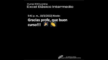 Excel Básico Intermedio Empresarial - Un curso 100% online