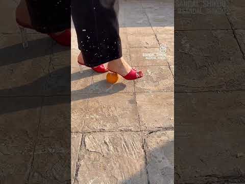 پاهای زیبا و کفش پاشنه بلند زن ایرانی Beautiful Feet And Heels Of An Iranian Goddess Sandals