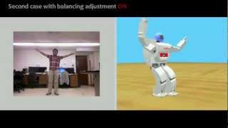 Cooperative-Dual-Task-Space-based Whole-body Motion Balancing for Humanoid Robots