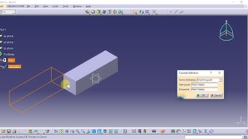 Catia Tutorial in Tamil 68 : Translate | Transformation Features | Part