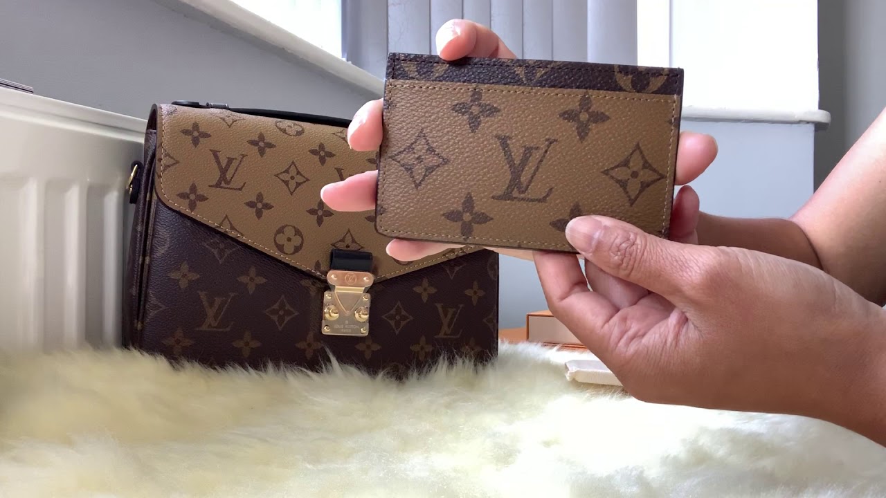 Louis Vuitton Monogram Canvas Recto Verso Card Holder Brown