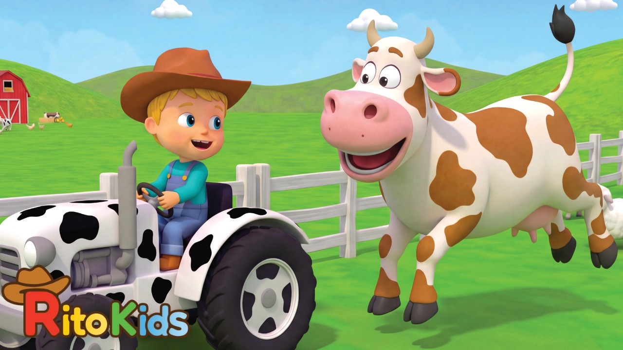 Canciones de la Granja para Niños | El Viejo MacDonald + Más Rimas Infantiles