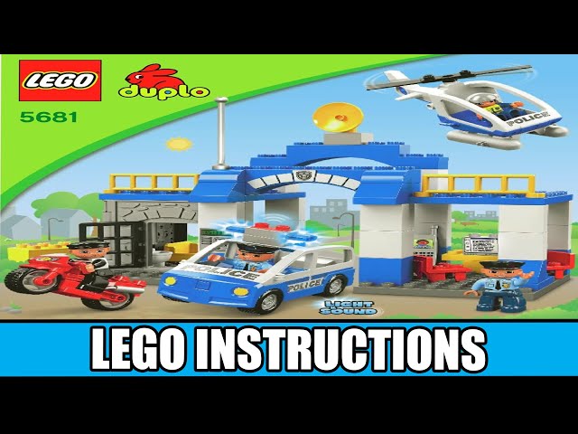 udstødning scramble Hates LEGO Instructions - Police Station - 5681 (LEGO DUPLO) - YouTube