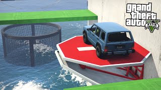 JAK MOŻNA TAK SPADAĆ w GTA 5 Online Hogaty i EKIPA "PRZEJAZD W ŚRODKU FORTU ZANCUDO" #421 screenshot 4