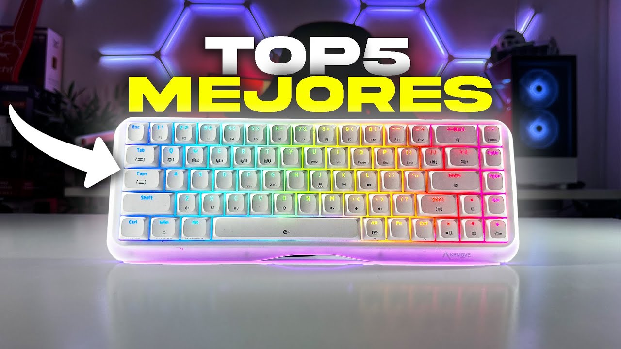 Los 5 Mejores TECLADOS MECÁNICOS Calidad Precio para Jugar y Trabajar 