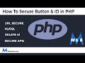 Secure Delete Button & ID in PHP | Urdu & Hindi
