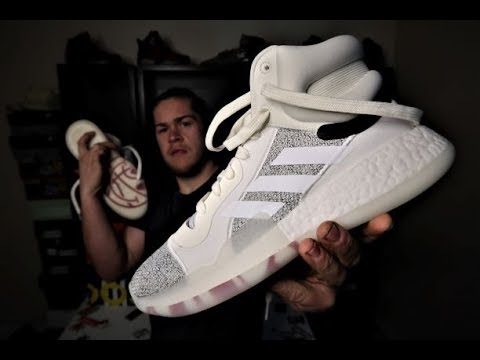 Adidas marquee boost white Clearance
