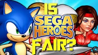 SEGA HEROES IS BROKEN ?!?