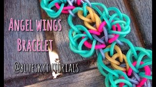 angel wings bracelet tutorial | original design!!