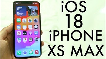 iOS 18 OFFICIAL On iPhone XS Max! (Review)