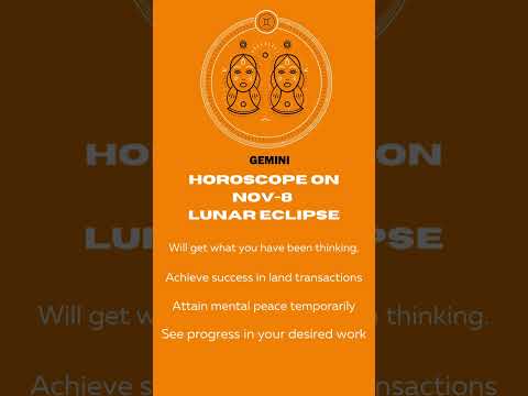 Horoscope For Gemini On November 8th Lunar Eclipse 