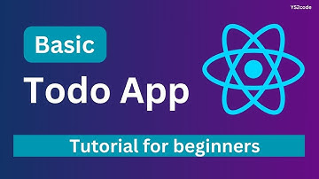 Todo app for beginners | Basic react js app tutorial | Javascript