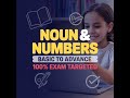 Part -14 Noun & Number Common Errors | SSC CGL, CHSL, CPO, Bank PO, IBPS, Clerk, DSSSB, Railways