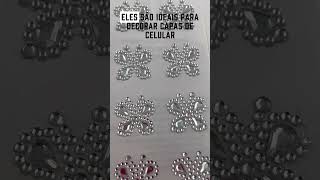 Cartela Adesivo Strass Acrílico Borboleta Cristal 25mm  #macallbijuterias #artesanatocriativo