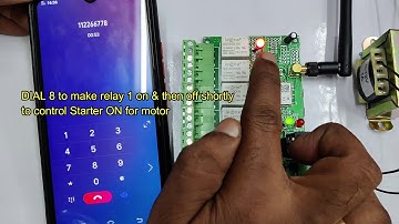 GSM BASED RELAY CONTROL NEW VERSION WITH DTMF