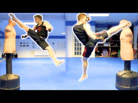 Taekwondo Kickboxing Techniques Sampler on the BOB XL