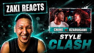 Download lagu 𝐙𝐚𝐤𝐢 𝐑𝐞𝐚𝐜𝐭𝐬 - Cnine vs Ozarugami | Style clash