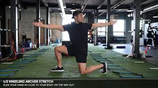 12 Kneeling Archer Stretch