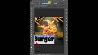 Design Post BURGER | Shorts Photoshop Tutorial shortsphotoshop