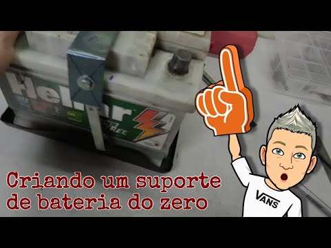 SUPORTE DE BATERIA FORD MAVERICK - TINHA A BASE, MAS PRECISAVA FABRICAR O RESTANTE, E DIFERENTE...