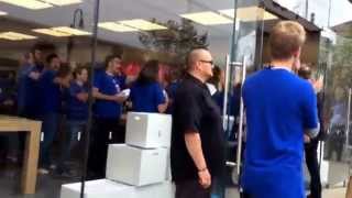Apple Store grand opening at The Greene in Dayton, OH