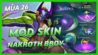 Mod Skin Nakroth Bboy Công Nghệ Mùa 26 Mới Nhất Full Hiệu Ứng Không Lỗi Mạng | Yugi Gaming