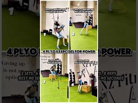 4 Plyo exercises for power #volleyball #power #plyometrics #spike #vnl #jump
