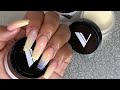 Watch Me Do My Nails| Ombre Nails| Valentino Beauty Acrylic|