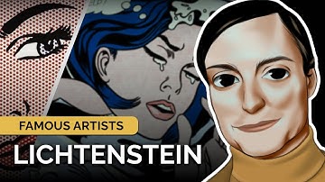 The "Comic Book" Pop Art Style of ROY LICHTENSTEIN - Artist Bio + Speedpaint