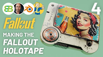 Fallout Holotape Blender Tutorial Part 4 #blender3d #fallout #fallout4 #fallout76 #beyondblender