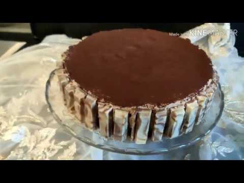 recette-gâteau-chocolat-royal-ou-trianon-facile-:-طورطة-ملكية-بموس-الشكلاط