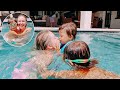 All My Kids Finally Learns How To Swim! (Two Years Old and Four Years Old)