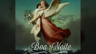 Mensagem de boa noite com mÃºsica evangÃ©lica.