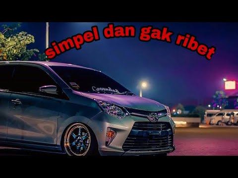  Modifikasi  simpel harian toyota calya  audio venom YouTube