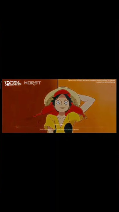 mobile Legends X One piece   Loading Screen 🔥🔥