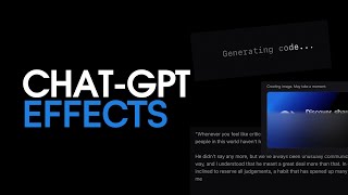 ChatGPT Effects Components: Add Real AI Feel to Your Web