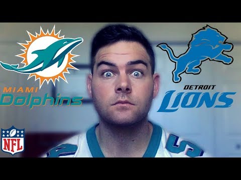 MIAMI DOLPHINS VS DETROIT LIONS PREDICTIONS