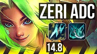 ZERI & Yuumi vs TWITCH & Ashe (ADC) | 8/0/4, 75% winrate, Legendary | BR Grandmaster | 14.8