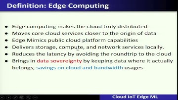 Foundation of Cloud IoT Edge ML - Intro